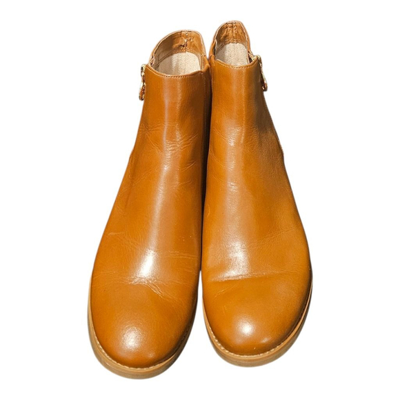 Michael Kors Brown Leather Ankle Boots Booties US 9.5 - Picture 2 of 15
